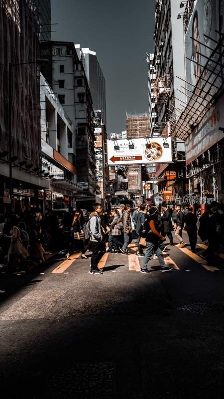 香港城市街道历史人文