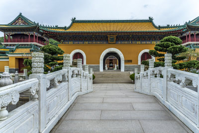 浙江舟山普陀山宝陀讲寺风光