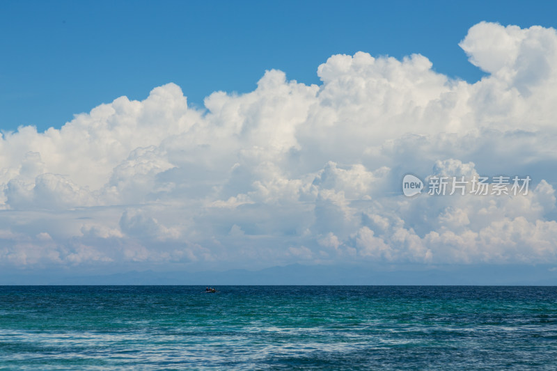 碧海蓝天的美景