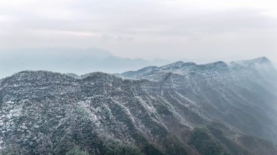 贵州：冰雪.雾
