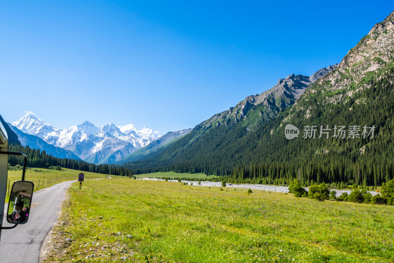 新疆伊犁昭苏夏塔古道