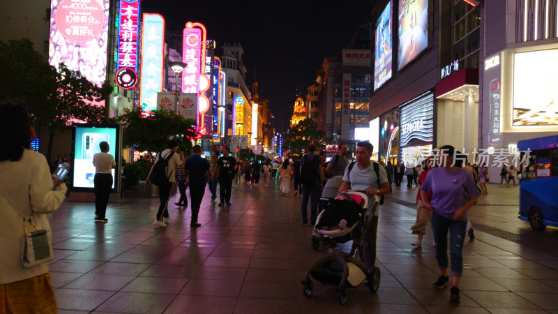 上海南京路夜景