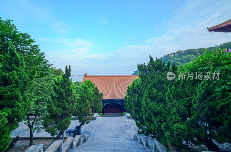 广州南沙天后宫旅游景区中式传统古建筑