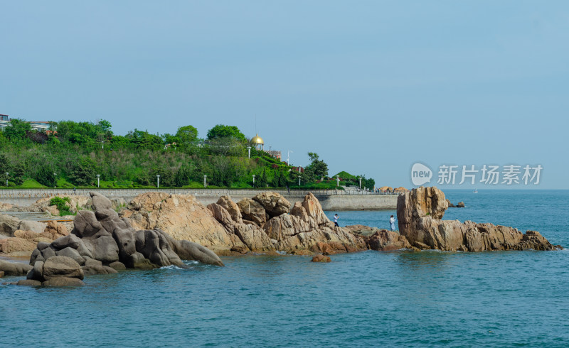 海边岩石风景