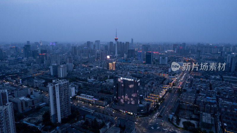 成都夜景航拍