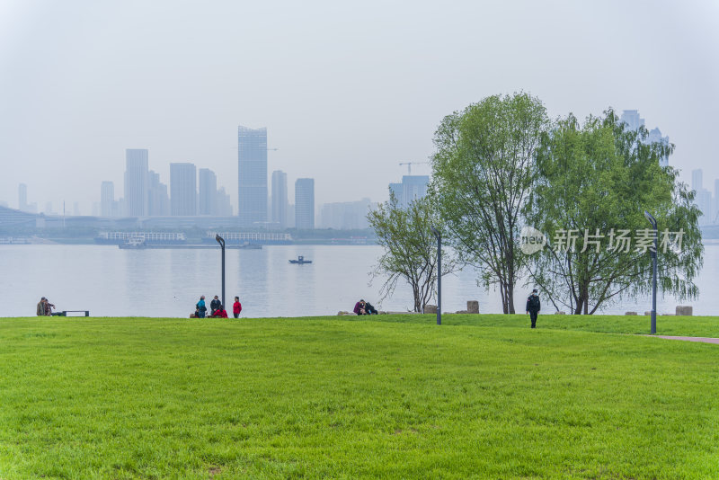 武汉洪山江滩公园风景