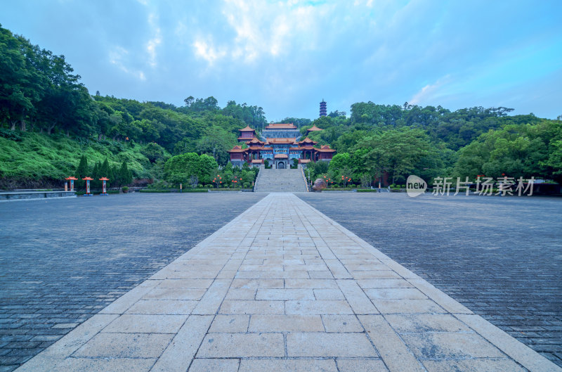 广州南沙天后宫旅游景区中式传统古建筑