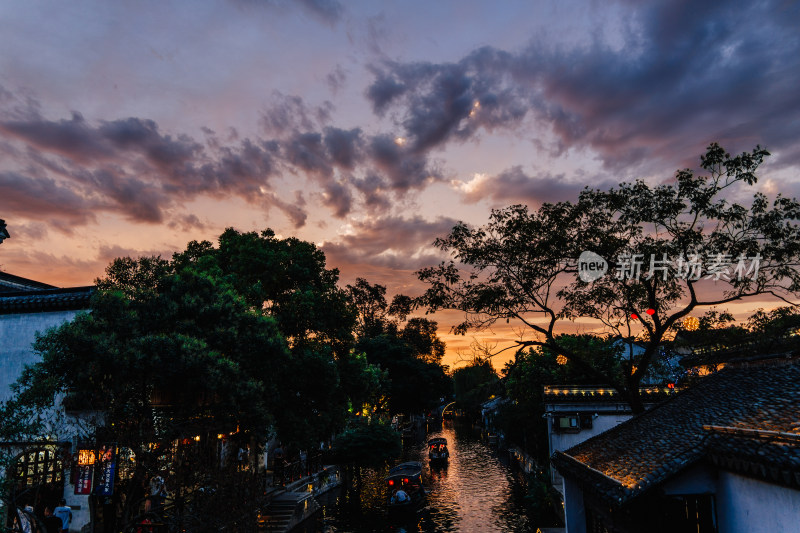 湖州南浔古镇夜景