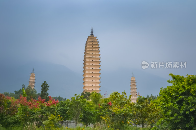 云南大理崇圣寺三塔崇圣寺