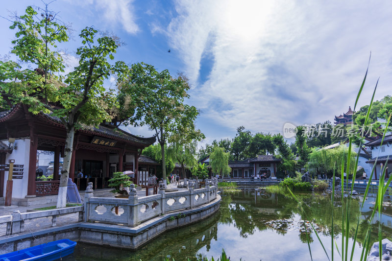 武汉武昌区黄鹤楼公园风景