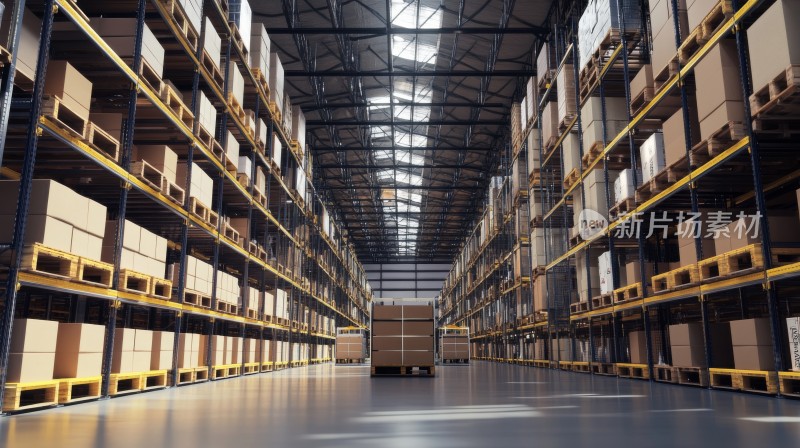 自动化物流包裹仓库