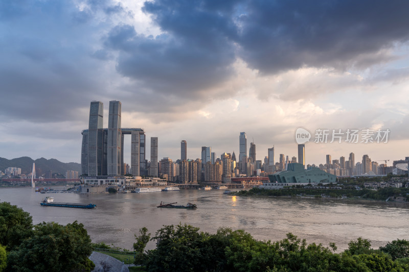 重庆城市天际线风景