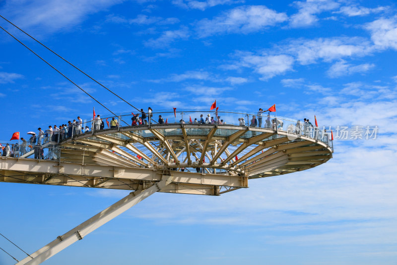 湖北黄石仙岛湖生态旅游景区，天空之城景区