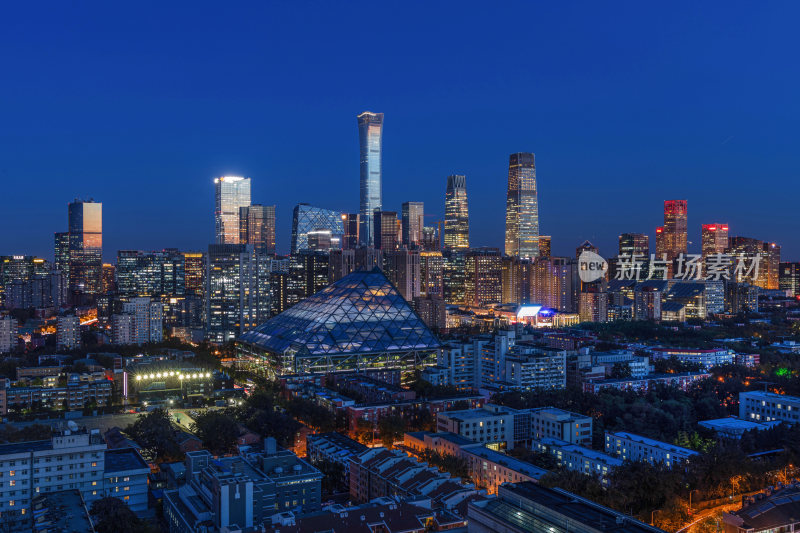 北京城市夜景