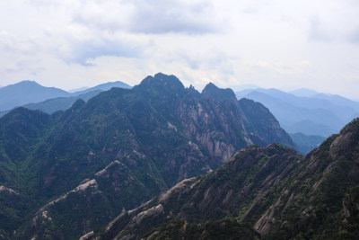 黄山登高自然风光