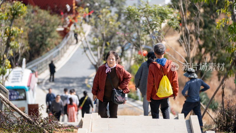 春节期间攀枝花市东华山山体体育公园综合