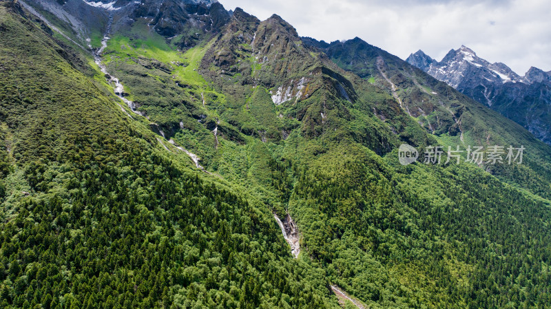 四川阿坝理县毕棚沟景区风景综合