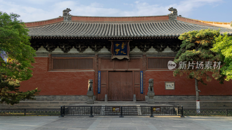 山西大同旅游4A景区善化寺正门