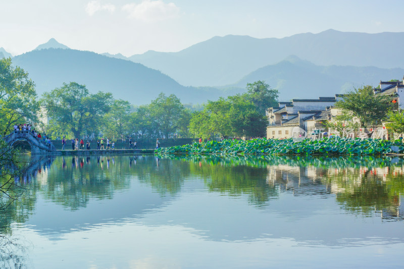 安徽宏村秋天风景