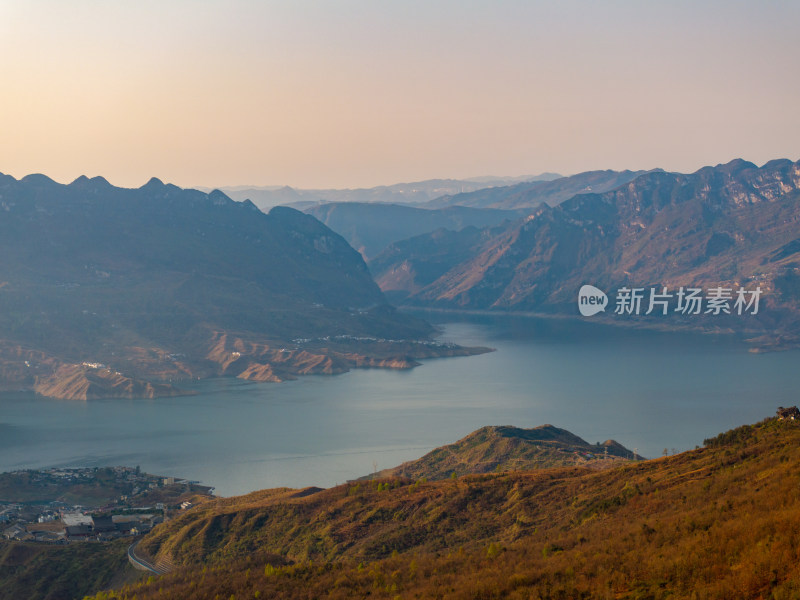 贵州牂牁江日出风景风光