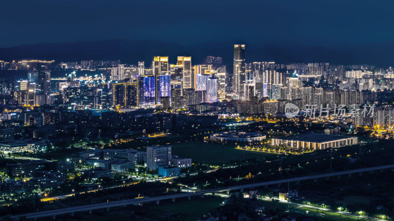 未来科技城夜景