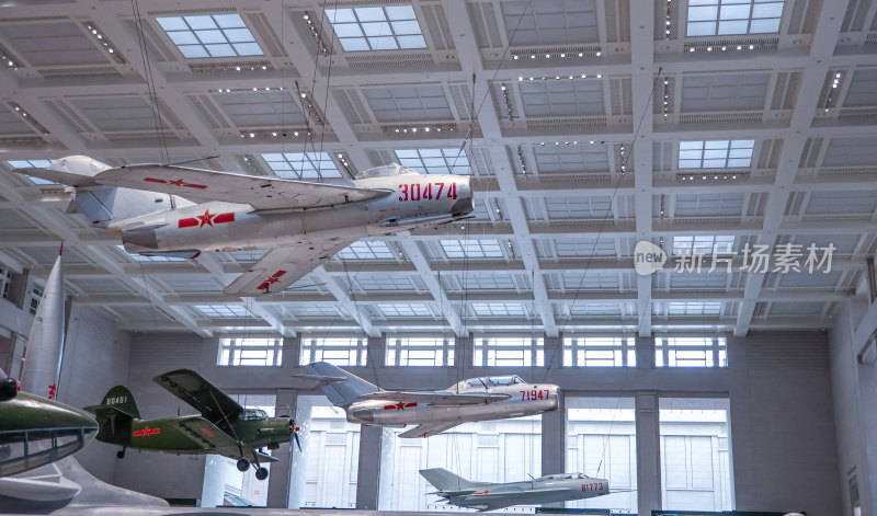 中国人民革命军事博物馆展出的各类战机