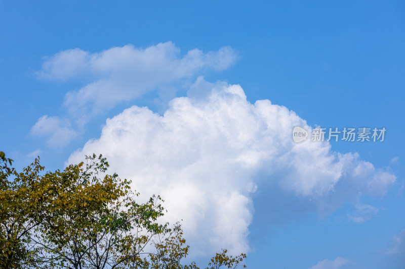 蓝天白云 天空