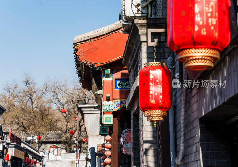 北京驼铃古道模式口大街街景