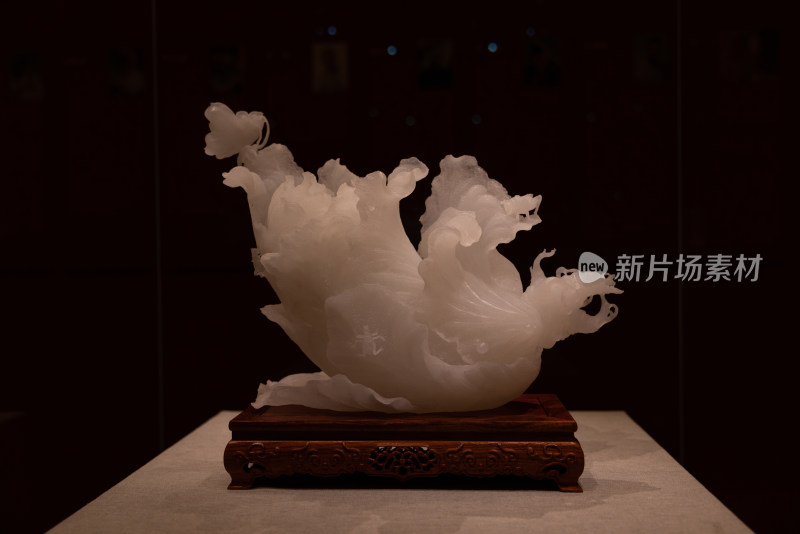 中国工艺美术馆当代工艺美术展玉雕白菜