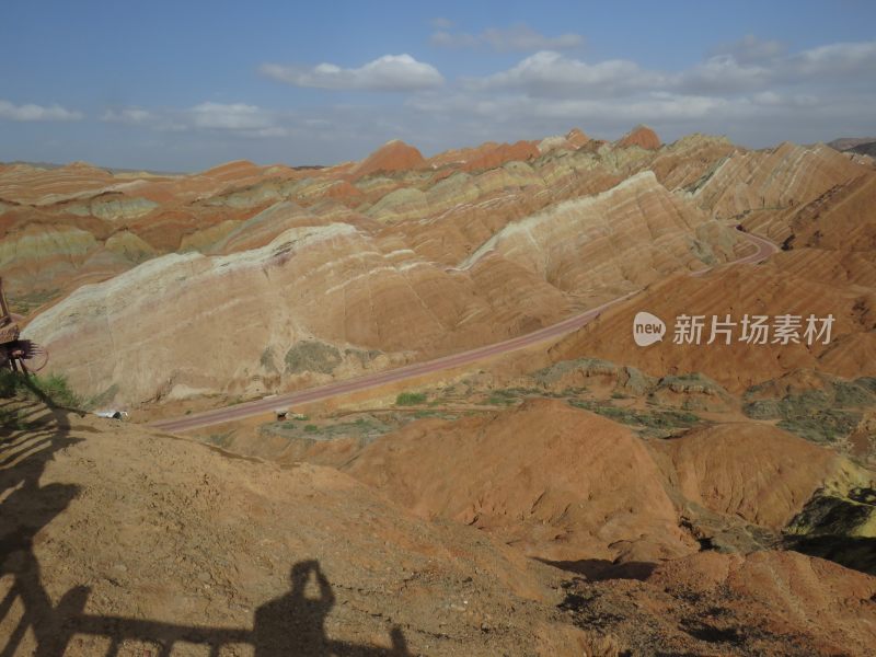 甘肃张掖七彩丹霞风景区旅游风光