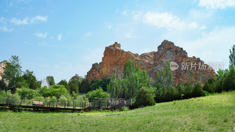 淄博九顶山风光