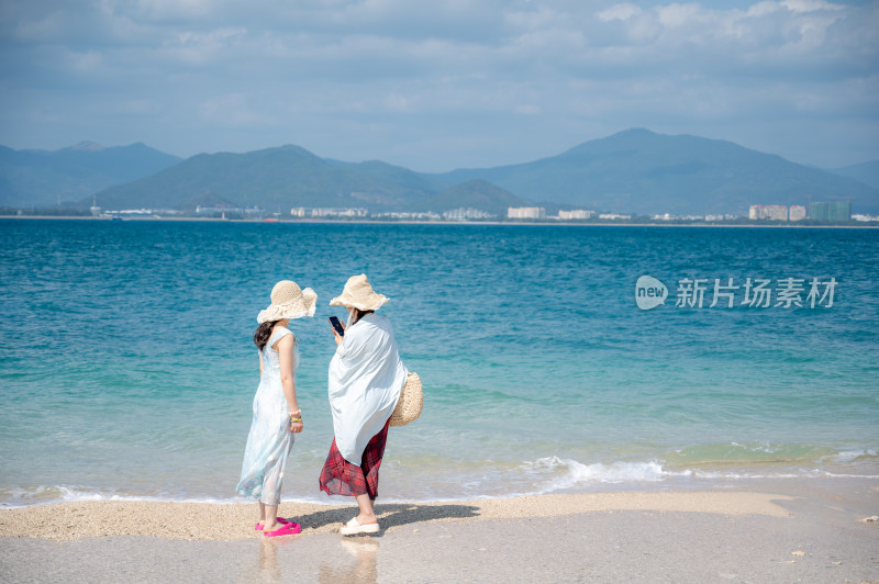 海南三亚西岛风景区游客旅游治愈唯美镜头