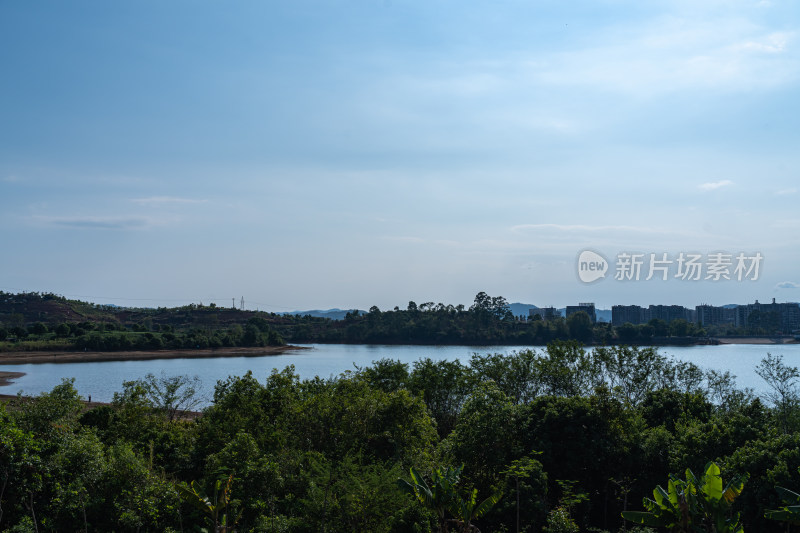 城市里的小湖