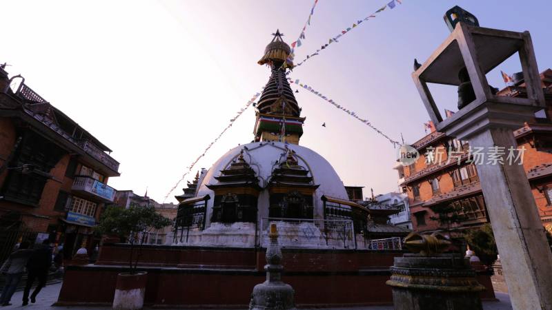 尼泊尔  加德满都 广场 古建筑
