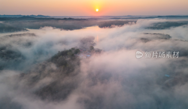 日出山水自然风景