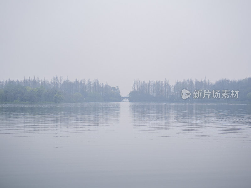 杭州西湖茅家埠江南水乡风景