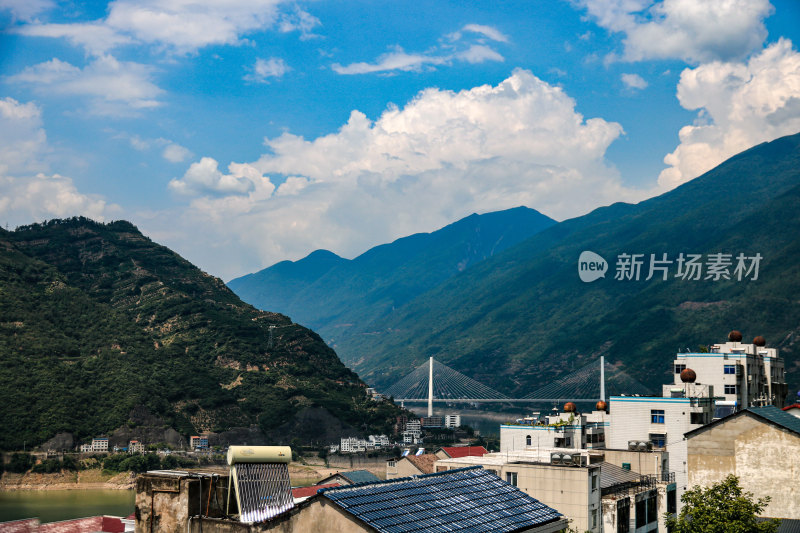 长江三峡秭归郭家坝镇，西陵峡兵书宝剑峡