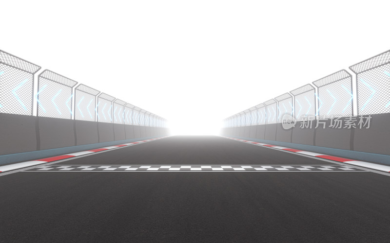 赛车赛道路面背景 3D渲染