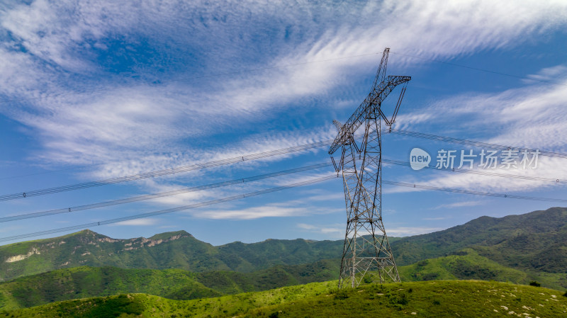 天空大山电力电塔电业输变电线路