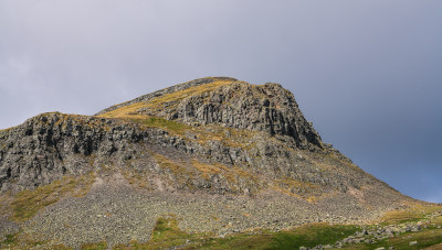 长白山天池西坡高山苔原风光