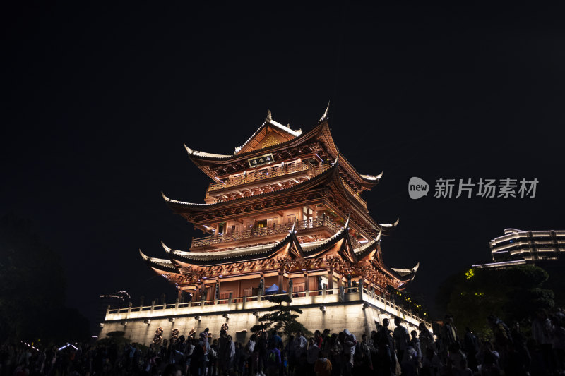 宜宾古建筑夜景