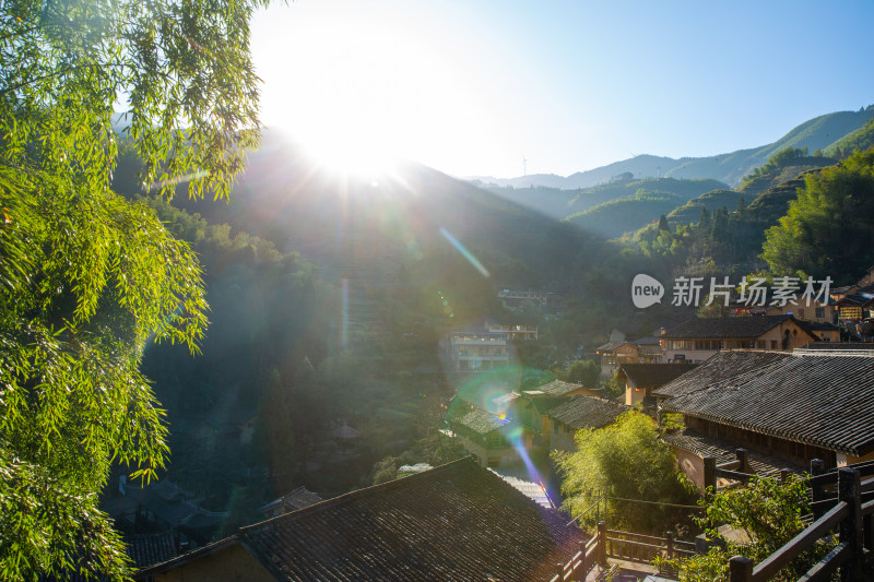 云和梯田坑根石寨风景