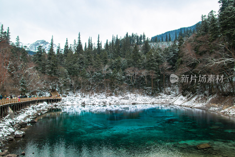 九寨沟湖泊风光