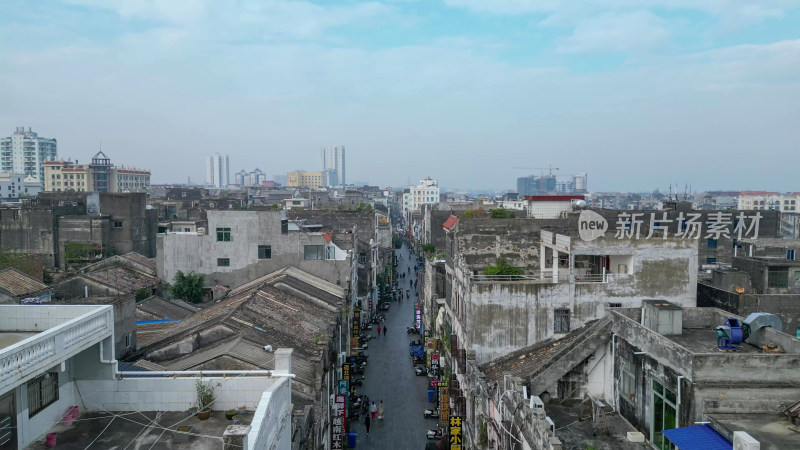 航拍广西北海老城4a景区