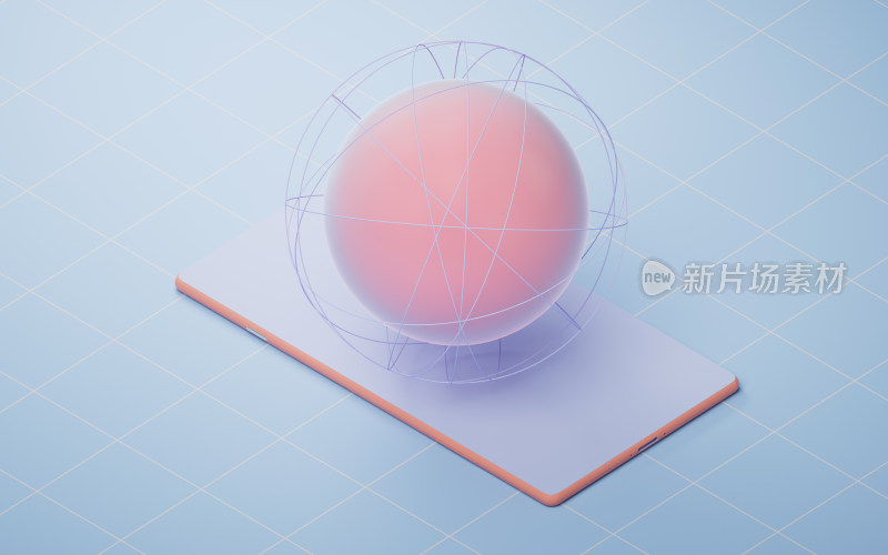 虚拟数字球体3D渲染