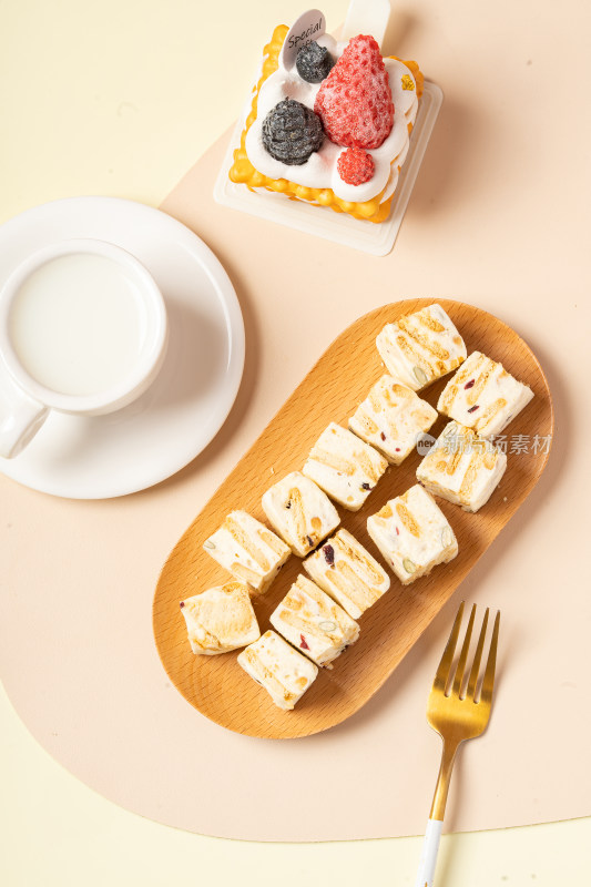 雪花酥甜点