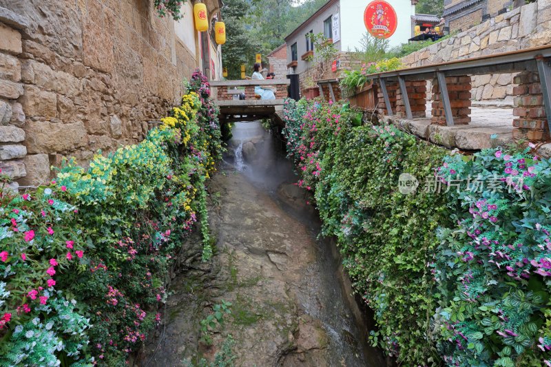 红叶柿岩景区风光