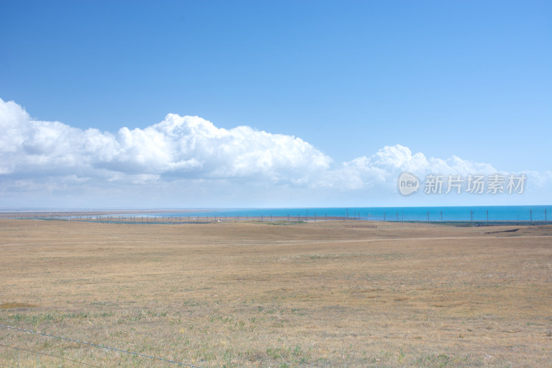 中国西部青海青海湖秋季自然风光