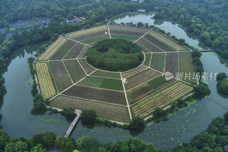 浙江杭州八卦田遗址公园