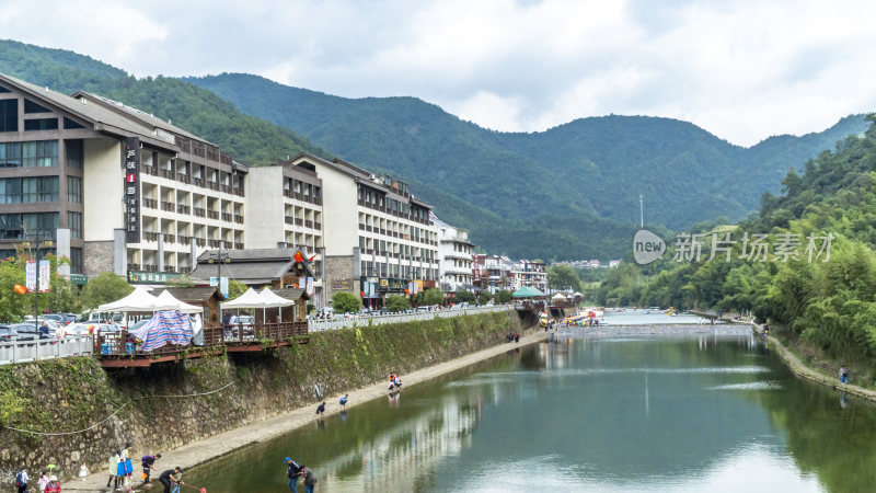 桐庐芦茨风情小镇风景